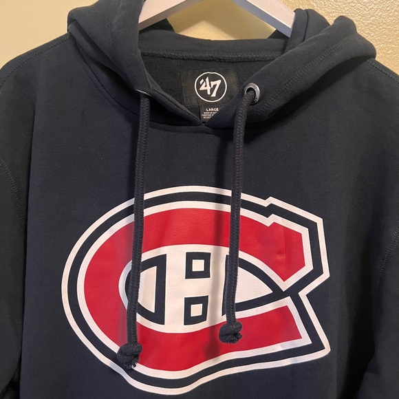 Montreal Canadiens Imprint ‘47 Headline Hoodie Size Large - Picture 3 of 4